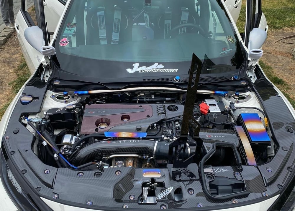10th Gen Civic/FK8 Type R titanium fuse box plate