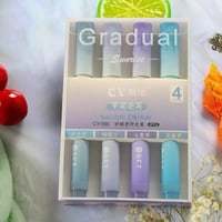 Image 2 of Large Capacity Color Student Oblique HeadFluorescent Pen 1 Set