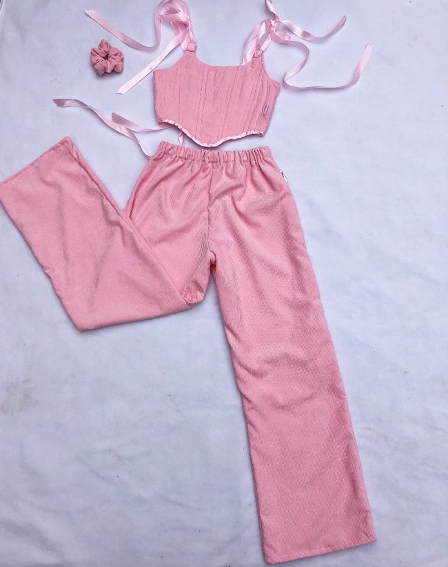 Corduroy Wide Leg Trousers (multiple colours)