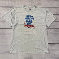 Image 1 of Vintage At the Mention of my name fish tremble - XL