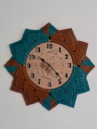 Image 1 of Knot on Time - Macrame Clock