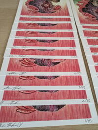 Image 4 of A5 Fungi Hare Giclée print 