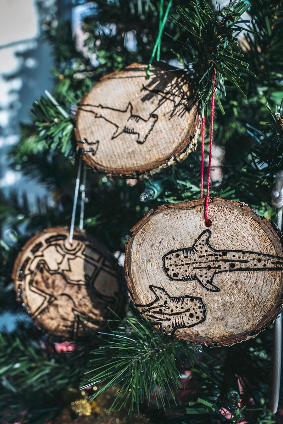 Image of LUMBERSHARK ornaments