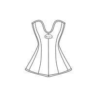 Scrap Fabric Flare Dress