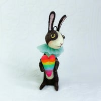 Image 1 of Rainbow Heart Bunny