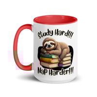 Image 8 of Study Hard Nap Harder Coffee Mug