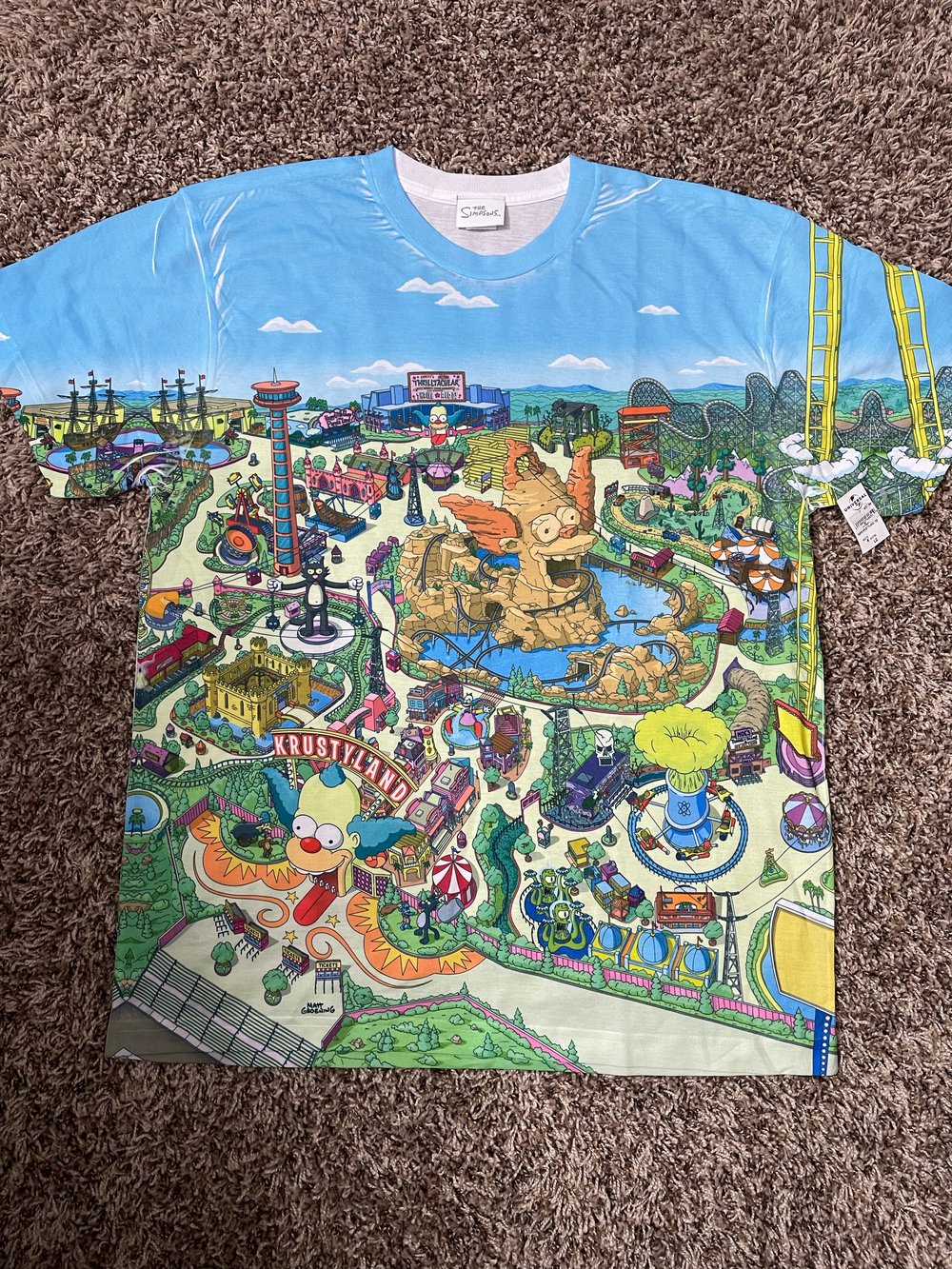 The Simpsons Krustyland x Universal Studios Sublimated Shirt