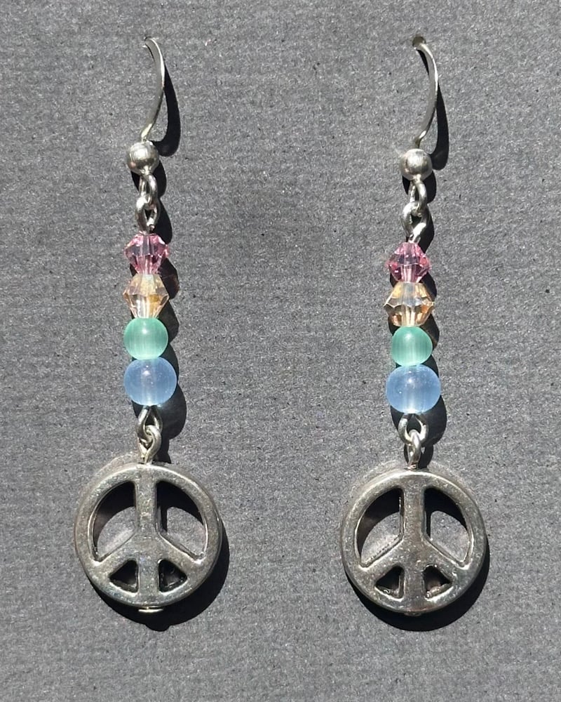 Image of lil peace earrings