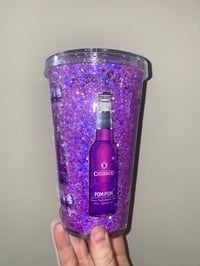 Image 2 of purple cruiser 16oz acrylic snowglobe 