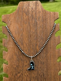 Image 3 of Cowboy Boot Pendant 