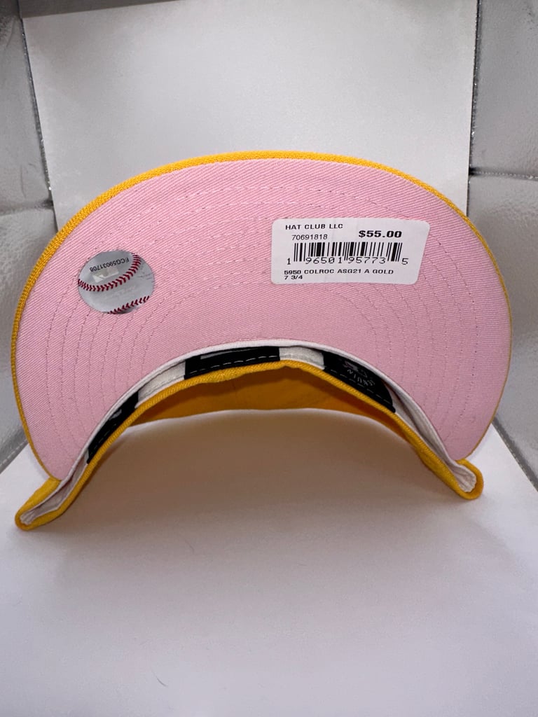 Colorado Rockies - Pink Lemonade - Hat Club 7 3/4 Image 2