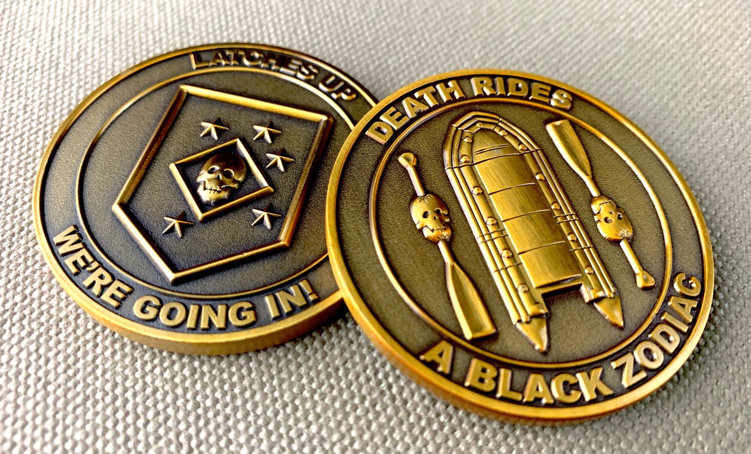 Image of “Latches Up” Challenge Coin