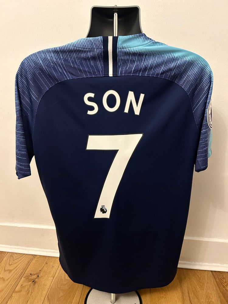 Image of PRE ORDER: Tottenham Hotspur "SON 7" 2018/19 Away Shirt + PL patches (L)