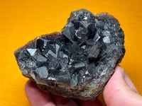 Image 13 of Large Black Rose Fluorite Red UV Specimen | Pakistan #2847