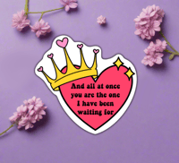 King Of My Heart Sticker