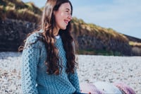 Image 11 of Aran Sweater - Light Pastel Colours - Made in Europe