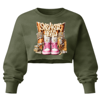 Sneaker Head Cropped Sweatshirt 💸