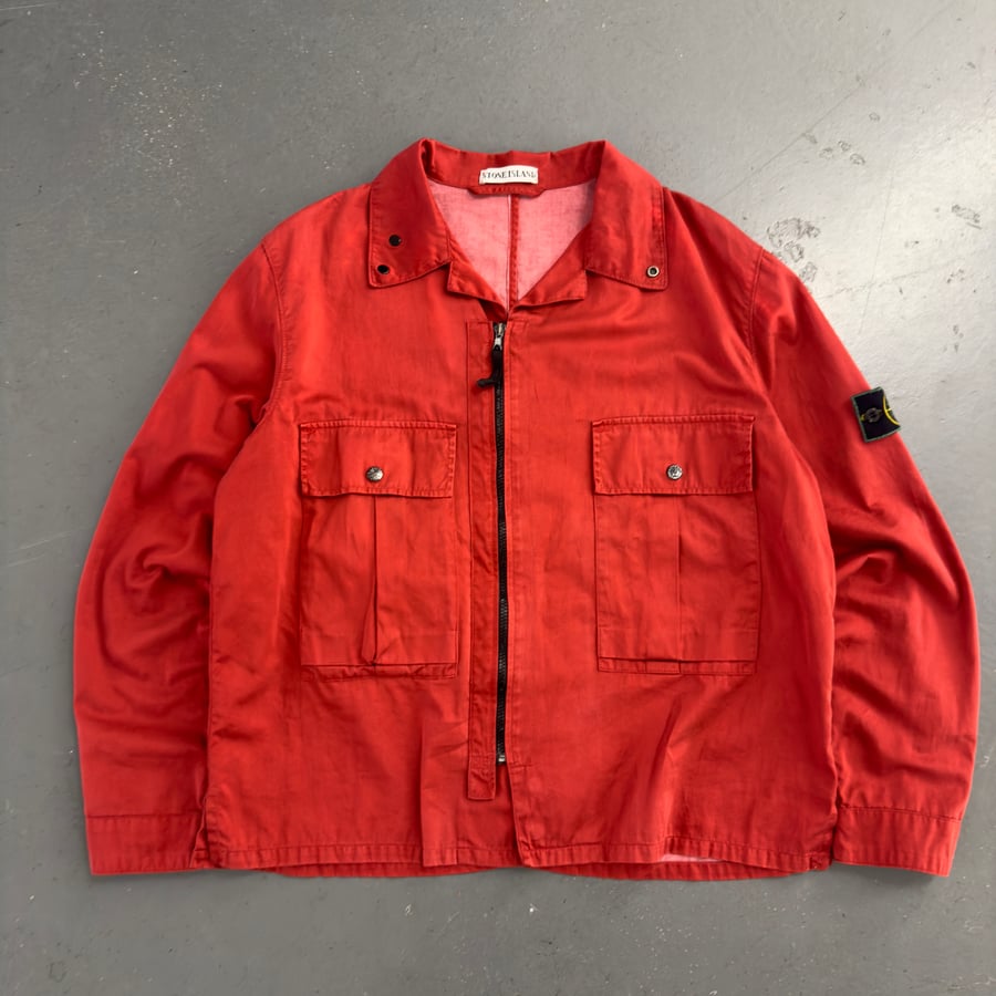 Image of SS 1999 Stone Island Raso Gommato jacket, size large