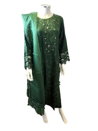 Image 1 of Linen embellishment suit 