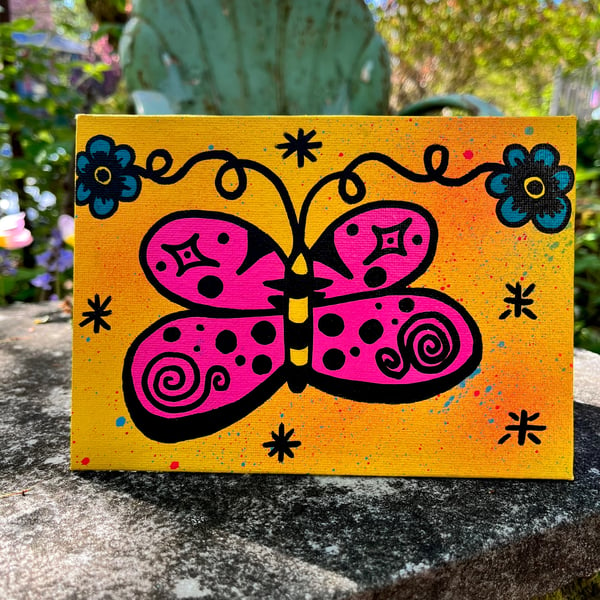 Image of Butterfly Buddy Painting 