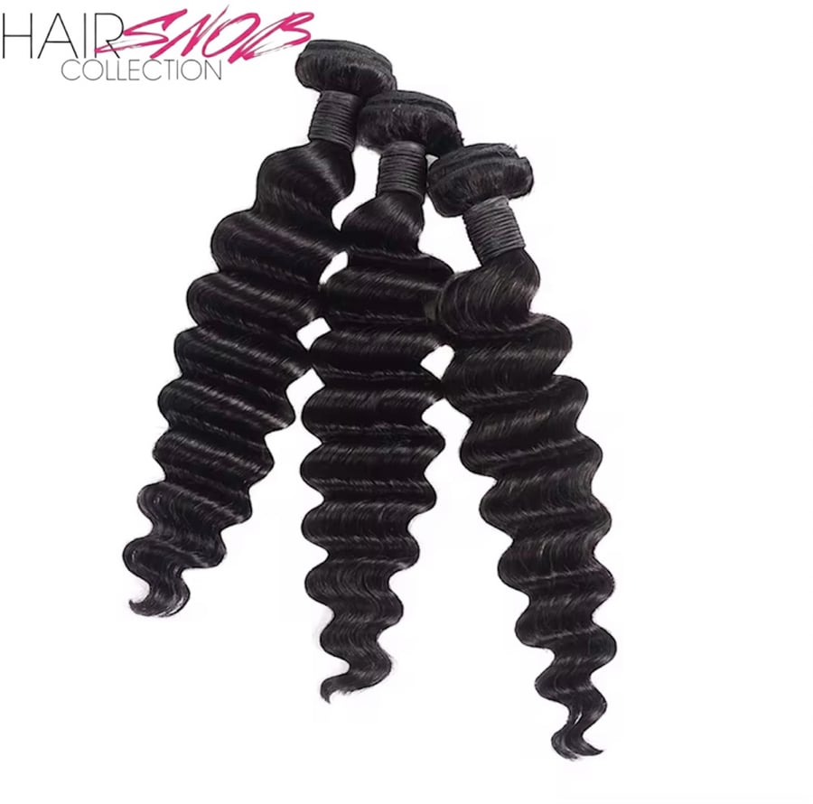 Image of Elegant Mink Brazilian Deep Wave Virgin Hair