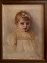 Image 3 of Oil Portrait of a Little Girl