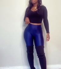 Image 2 of Ruffle Apple Bottom ( Navy Blue)