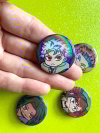 Image 2 of Gachiakuta Holographic Button Pins
