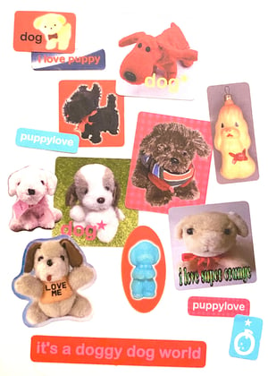 doggy dog world sticker sheet