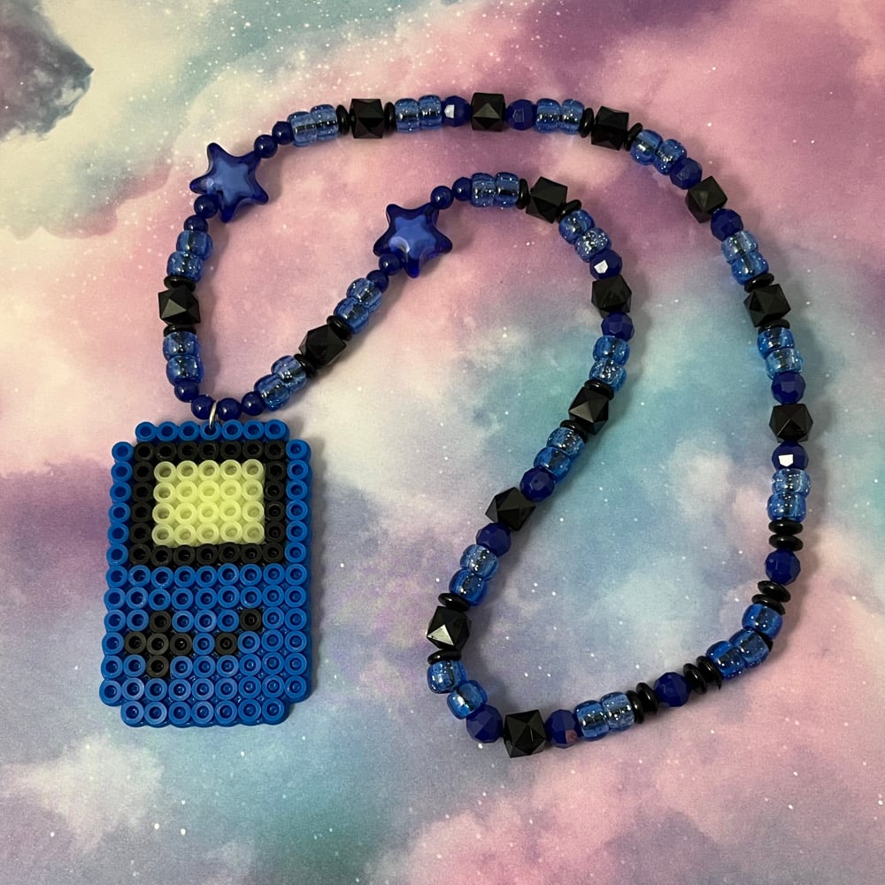 Image of GITD Gameboy Kandi Necklace