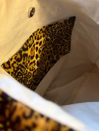 Image 4 of Wild Red Ruffle Tote ❤️🖤