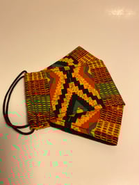 Image 1 of 3D Face Mask Kente Print