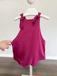 Image 3 of Hugs & Kisses Overalls (bummies/shorts)