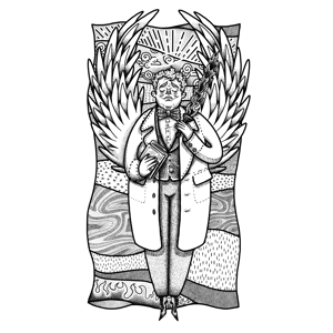 GOOD OMENS PRINTS - Aziraphale Pattern