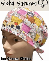 Image 10 of Cat Scrub Hats