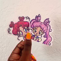 Image 2 of Sailor Moon Usagi and Daughters Stickers