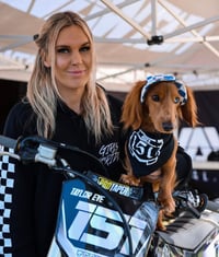 Image 3 of Personalized Motocross / Supercross front plate Dog Bandana 