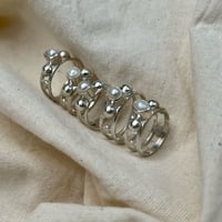 Image 3 of PHASED PEARL RING - made to order
