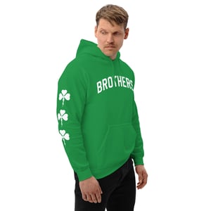 Image of Brothers Unisex Green Hoodie