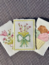 Image 4 of 3 Hand painted cards of your choice 