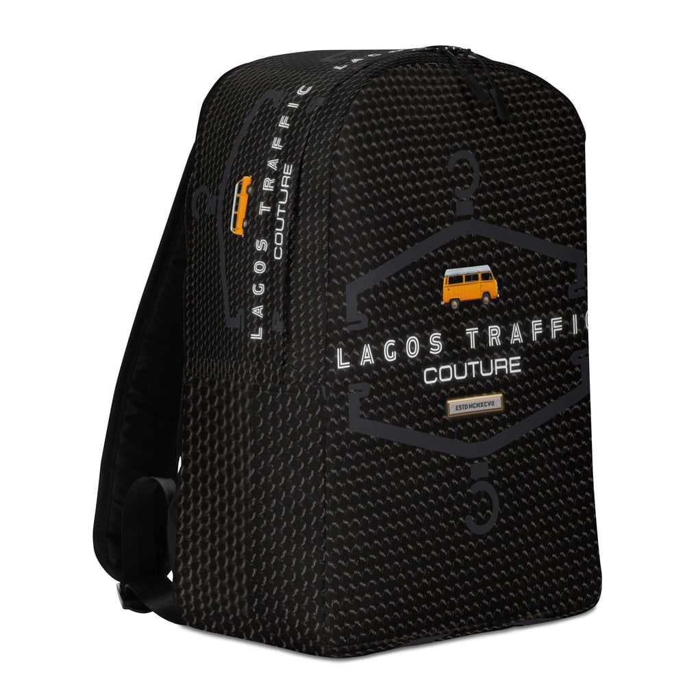 LAGOS TRAFFIC COUTURE LAPTOP TRAVELER'S BACKPACK (LTC LOGO II)