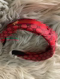 Image 2 of Red Designer Inspired Headband