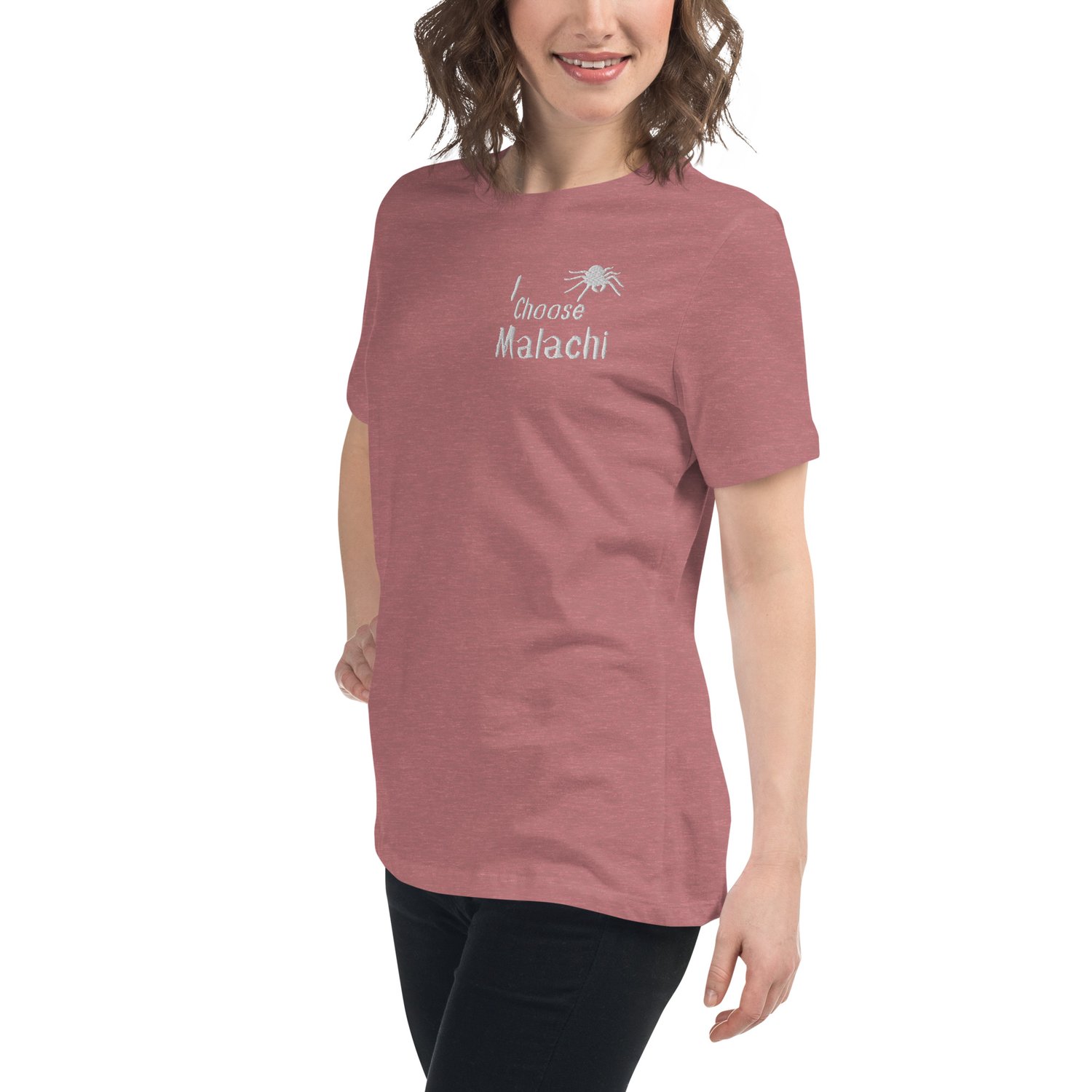 Image of Officially Licensed Little Stranger I choose Malachi embroidery t-shirt