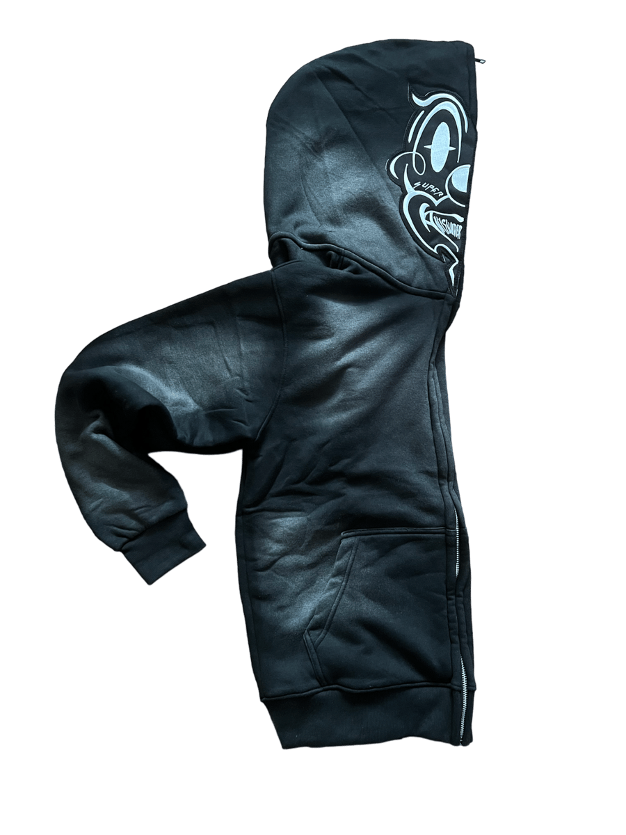 Image of Black “Misunderstood” Full Zip Hoodie
