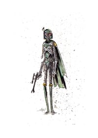 Image 7 of COMPLETE Tim Burton Star Wars Mystery 17 Print Set