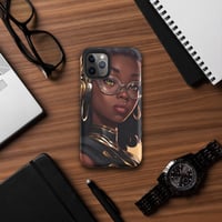 Image 4 of Black Girl Superhero Tough Case for iPhone®
