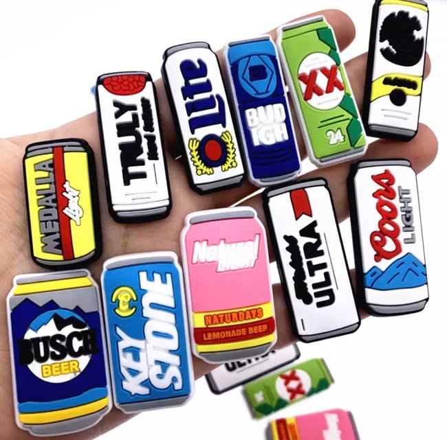 Beer Croc Charms😚