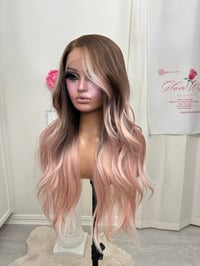 Image 18 of Balayage pink luxury free part (ready to ship) 