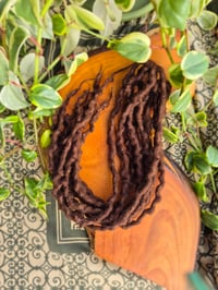 Image 1 of Alpaca Wool Dreadlocks - Dark Brown