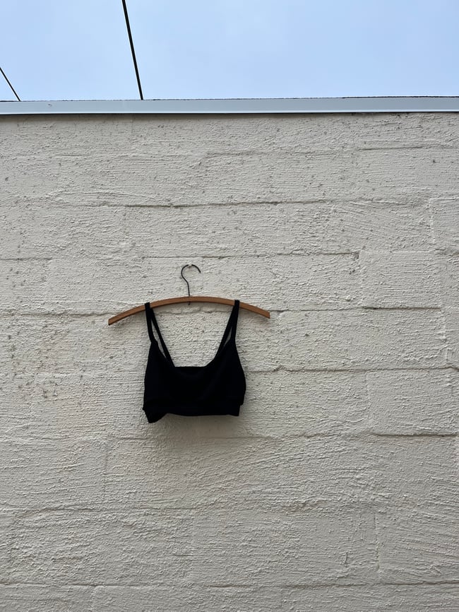 Black Rib Bralette